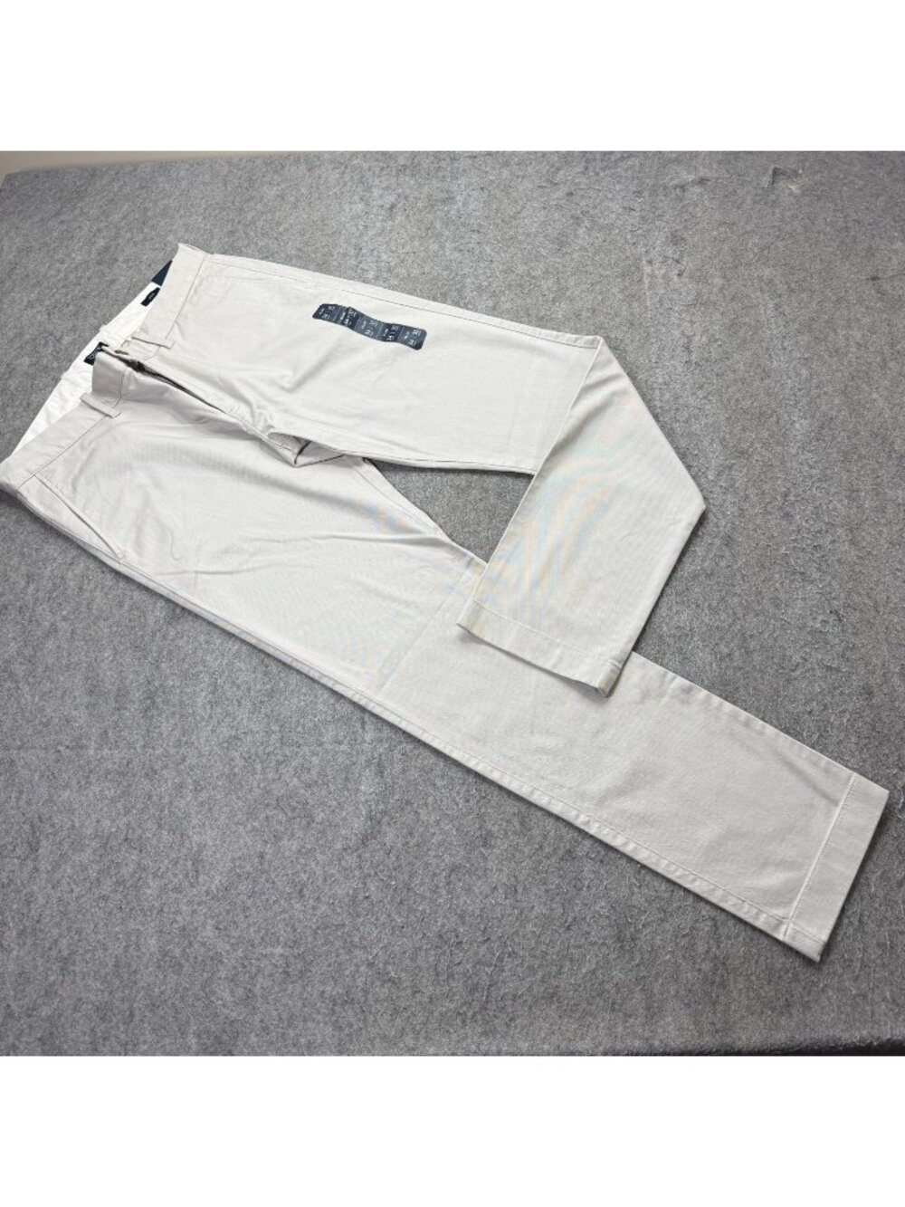 J.CREW Slim Fit Flex Chino Pant Men 34 x 32 Beige Stretch Flat Front H3167 b175